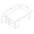 Soffbord Hanah Home Patara Patara Spånskiva 90x33,6x60 cm - Soffbord - 8681875186987 - 5
