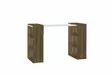Skrivbord Hanah Home Handy Valnöt Vit Spånskiva 124x75x43,6 cm - Skrivbord - 8681875146967 - 3