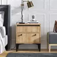 Sängbord Hanah Home Orabella Ek Spånskiva 45x51x40 cm - Nattduksbord - 8682870175297 - 1