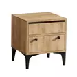 Sängbord Hanah Home Orabella Ek Spånskiva 45x51x40 cm - Nattduksbord - 8682870175297 - 3