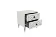 Sängbord Hanah Home Luna Vit Spånskiva 50x55x40 cm - Nattduksbord - 8683342427647 - 7