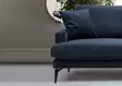 3-sits soffa Atelier del Sofa Papira Marinblå Polyester 205x90x88 cm - Soffor - 8681875774467 - 10