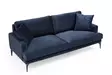 3-sits soffa Atelier del Sofa Papira Marinblå Polyester 205x90x88 cm - Soffor - 8681875774467 - 5