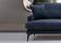 3-sits soffa Atelier del Sofa Papira Marinblå Polyester 205x90x88 cm - Soffor - 8681875774467 - 2