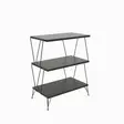 Sidobord Hanah Home Lazandos Antracit Spånskiva 46x76x30 cm - Sidobord och extrabord - 8682870729537 - 6