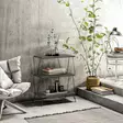 Sidobord Hanah Home Lazandos Antracit Spånskiva 46x76x30 cm - Sidobord och extrabord - 8682870729537 - 1