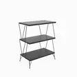 Sidobord Hanah Home Lazandos Antracit Spånskiva 46x76x30 cm - Sidobord och extrabord - 8682870729537 - 3