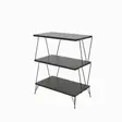 Sidobord Hanah Home Lazandos Antracit Spånskiva 46x76x30 cm - Sidobord och extrabord - 8682870729537 - 7