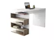Skrivbord Hanah Home Snake Vit Valnöt Spånskiva 120x75x60 cm - Skrivbord - 8681181613627 - 2