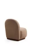 Öronlappsfåtölj Atelier del Sofa Tina Cappuccino Polyester 85x74x75 cm - Fåtöljer - 8683342766777 - 3