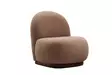 Öronlappsfåtölj Atelier del Sofa Tina Cappuccino Polyester 85x74x75 cm - Fåtöljer - 8683342766777 - 5