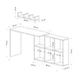 Skrivbord Hanah Home Blake Ek Spånskiva 74x145x45 cm - Skrivbord - 8683743537167 - 2
