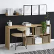 Skrivbord Hanah Home Blake Ek Spånskiva 74x145x45 cm - Skrivbord - 8683743537167 - 3