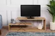 TV-bänk Hanah Home Zigzag Ek Spånskiva 120x40x30 cm - TV-bänkar - 8683342427517 - 1