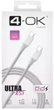 Datakaapeli USB C-USB C 1m valkoinen, 4-OK - USB-C-kablar - 8428728118227 - 1