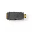 HDMI Adapter | HDMI Micro kontakt | HDMI Utgång | Guldplaterad | Rak | ABS | Svart | 1 st. | Låda - Videokontakter och pluggar - 5412810289967 - 30