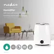 Luftfuktare | 110 W | Med sval och varm dimma | 5.5 l | Hygrometer | Timer | Lämplig för miljöer upp till: 50 m² | Grå / Vit - Fläktar och luftkonditioneringsapparater - 5412810293407 - 5