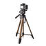 Stativ | Maximal lastkapacitet: 4.0 kg | Minsta arbetshöjd: 64.0 cm | Maximal arbetshöjd: 161.0 cm | 2 Segment | Pan & Tilt | Resväska ingår | ABS / Aluminium | Brons / Svart - Kamerastativ - 5412810292417 - 10