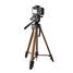 Stativ | Maximal lastkapacitet: 4.0 kg | Minsta arbetshöjd: 64.0 cm | Maximal arbetshöjd: 161.0 cm | 2 Segment | Pan & Tilt | Resväska ingår | ABS / Aluminium | Brons / Svart - Kamerastativ - 5412810292417 - 6