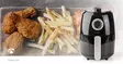 Varmluftsfritös | 2.4 l | Timer: 30 min | Analog | Aluminium / Svart - Luftfritöser - 5412810324477 - 90