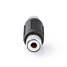 Mono Audio Adapter | RCA Hona | RCA Hona | Nickelplaterad | Rak | ABS | Svart | 1 st. | Låda - Ljudadaptrar - 5412810288427 - 2
