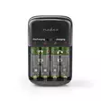 NiMH Batteriladdare AA / AAA | 1.2 / 9 V DC | 0.5 A A | Underhållsladdning | Euro / Typ-C (CEE 7/16) | Batteritypsenergi: AA / AAA / E-Block | Svart - Batteriladdare för uppladdningsbara batterier - 5412810328987 - 11