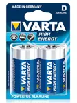 Batteri Varta High Energy D 2 st - Alkaliska batterier - 653-0001-37 - 1