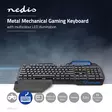 Trådat Gaming Tagentbord | USB | Mekaniska Nycklar | RGB | US International | US Layout | USB ström | Strömkabel längd: 1.70 m | Spel - Spelprodukter - 5412810315987 - 5
