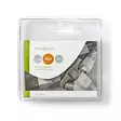 RJ45-kontakt | Hane | Solid FTP CAT5e | Rak | Nickelplaterad | 10 st. | Polycarbonate | Grå / Transparent | Låda - Dator och nätverk - 5412810289387 - 66
