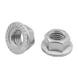 SL Rack M10 räfflad flänsmutter för montering av monteringsskena 100 st - Panelställ och fästen - 4262355110797 - 1