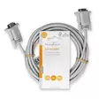 Serie Kabel | D-SUB 9-Pin Hane | D-SUB 9-Pin Hona | Nickelplaterad | 3.00 m | Rund | PVC | Elfenben | Label - Dator och nätverk - 5412810421107 - 66