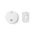 Röklarm | Batteridriven | Batterilängd upp till: 1 år | EN 14604 | Med testknapp | 85 dB | ABS | Vit - Nyckelfinnare - 5412810274307 - 9
