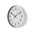 Väggklocka | Diameter: 300 mm | Plast | Silver / Vit - Klockor - 5412810286447 - 10