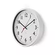 Väggklocka | Diameter: 300 mm | Plast | Silver / Vit - Klockor - 5412810286447 - 40