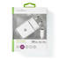 Väggladdare | 12 W | 1x 2.4 A A | Antal utgångar: 1 | USB-A | Lightning 8-Pin (Lös) Kabel | 1.00 m | Single Voltage Output | Vit - Batteriladdare för uppladdningsbara batterier - 5412810330027 - 4