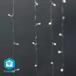 SmartLife Julbelysning | Ridå | Wi-Fi | Varm till cool vit | 200 LED's | 3.00 m | Android / IOS - Dekorationsljus - 5412810404407 - 1