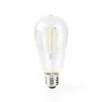 SmartLife LED vintage lampa | E27 | 500 lm | 5 W | Varm Vit | 2700 K | Glas | Android / IOS | ST64 | 1 st. - Ljuskällor - 5412810313907 - 10