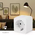 SmartLife Smart Plug | IP21 | Strömmätare | 3680 W | Hybrid (CEE 7/7) | 0 - 55 °C | Android / IOS | Vit | 1 st. - Smarta eluttag - 5412810448357 - 5