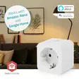 SmartLife Smart Plug | IP21 | Strömmätare | 3680 W | Hybrid (CEE 7/7) | 0 - 55 °C | Android / IOS | Vit | 1 st. - Smarta eluttag - 5412810448357 - 51