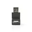 USB-A Adapter | USB 2.0 | USB-A Hane | USB-A Hona | 480 Mbps | Rund | Nickelplaterad | PVC | Svart | Låda - Dator och nätverk - 5412810421817 - 20