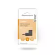 USB-A Adapter | USB 2.0 | USB-A Hane | USB-A Hona | 480 Mbps | Rund | Nickelplaterad | PVC | Svart | Låda - Dator och nätverk - 5412810421817 - 66