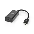 USB-C Adapter | USB 3.2 Gen 1 | USB-C Hane | Mini DisplayPort Hona | 8K@60Hz | 0.20 m | Rund | Nickelplaterad | PVC | Svart | Plastpåse - Dator och nätverk - 5412810331437 - 1