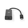 USB-C Adapter | USB 3.2 Gen 1 | USB-C Hane | Mini DisplayPort Hona | 8K@60Hz | 0.20 m | Rund | Nickelplaterad | PVC | Svart | Plastpåse - Dator och nätverk - 5412810331437 - 10