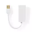 USB-nätverkskort | USB 3.2 Gen 1 | 1 Gbps | USB-A Hane | RJ45 Hona | 0.20 m | Rund | Nickelplaterad | Bar koppar | Vit | Låda - Dator och nätverk - 5412810328727 - 1