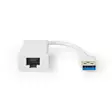 USB-nätverkskort | USB 3.2 Gen 1 | 1 Gbps | USB-A Hane | RJ45 Hona | 0.20 m | Rund | Nickelplaterad | Bar koppar | Vit | Låda - Dator och nätverk - 5412810328727 - 10