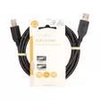 USB-kabel | USB 2.0 | USB-A Hane | USB-B Hane | 10 W | 480 Mbps | Nickelplaterad | 2.00 m | Rund | PVC | Svart | Label - Dator och nätverk - 5412810421497 - 66