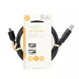 USB-kabel | USB 2.0 | USB-A Hane | USB Mini-B 5 pin Hane | 480 Mbps | Nickelplaterad | 1.00 m | Rund | PVC | Svart | Label - Dator och nätverk - 5412810421527 - 66