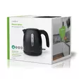 Vatten kokare | 1.0 l | Plast | Svart | Roterbar 360 grader | Dolt värmeelement | Strix® kontroll | Koka-tort funktion - Kaffebryggare och vattenkokare - 5412810320677 - 67