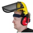 Hörselskydd med nätvisir - Arbetsskydd - 6438168105017 - 2