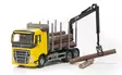 Volvo FH tukkiauto 33 cm Emek keltainen=20 - Småbilar - 6411560479207 - 2